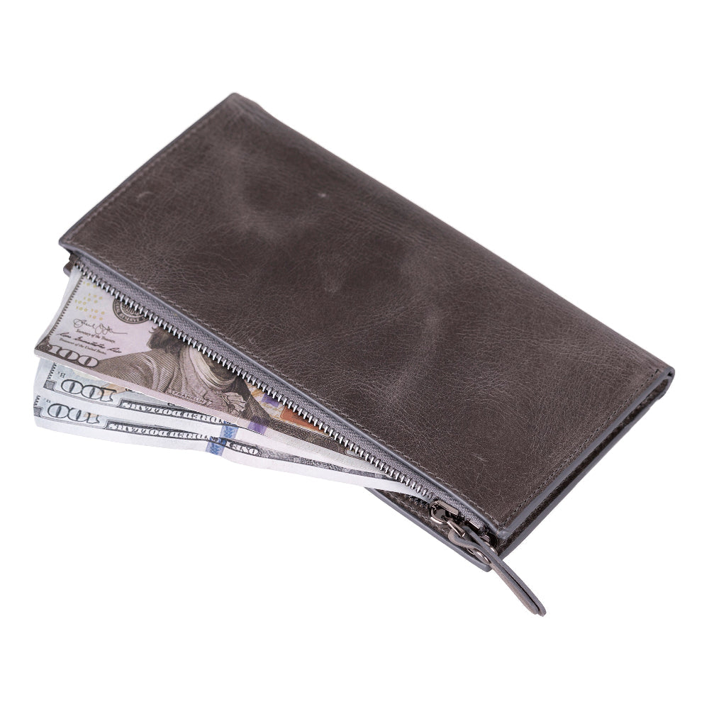 Lozan Strap Leather Crossbody Wallet