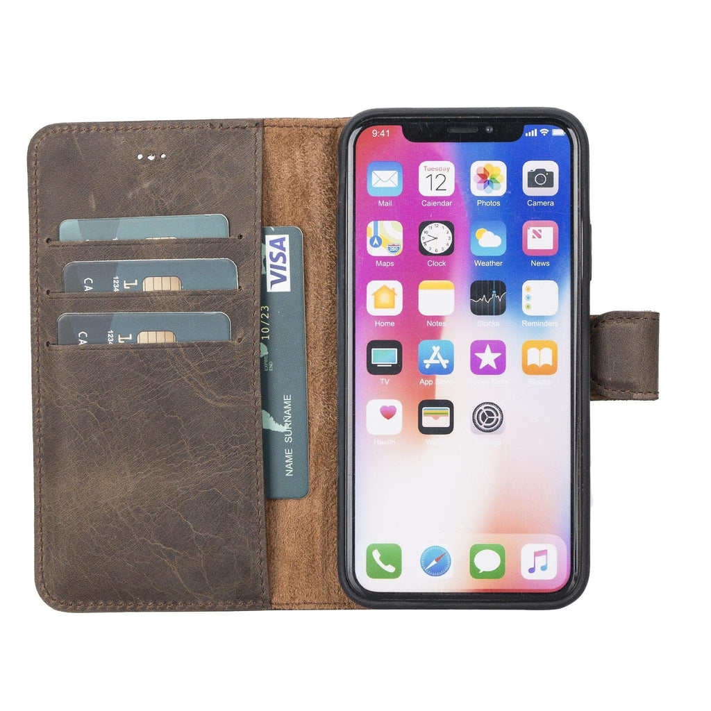 Apple iPhone X/XS Detachable Leather Case / MW