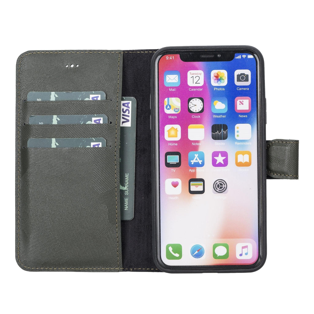 Apple iPhone X/XS Detachable Leather Case / MW