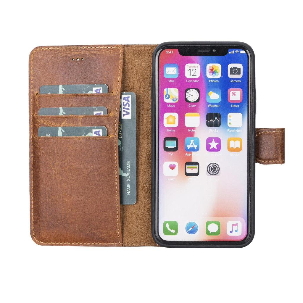 Apple iPhone X/XS Detachable Leather Case / MW