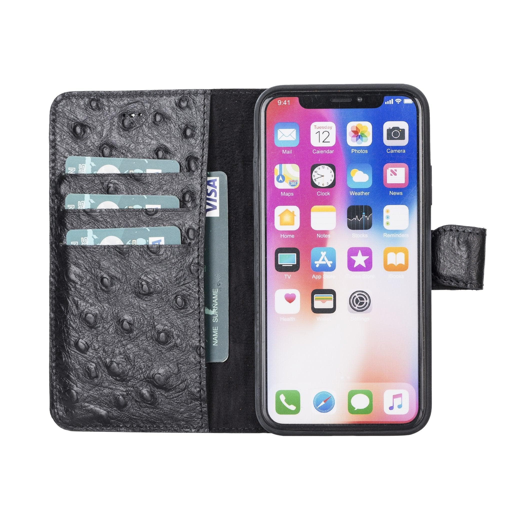 Apple iPhone X/XS Detachable Leather Case / MW